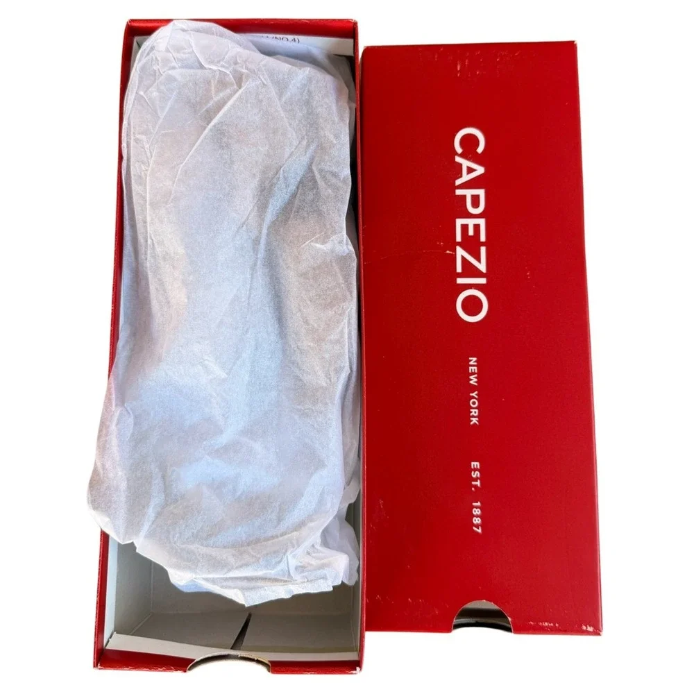 Capezio Pedini Jazz Shoes Kids Dance Shoes‎ Size 1.5 Caramel Leather Slip On